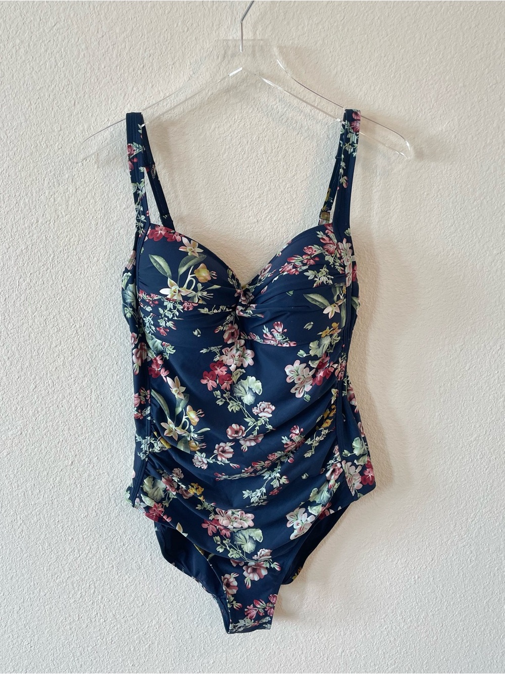 Niptuck Swim Navy Floral One-Piece Swimsuit